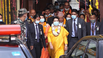 पूजाआजाका लागि सुनसरी जाँदै राष्ट्रपति भण्डारी